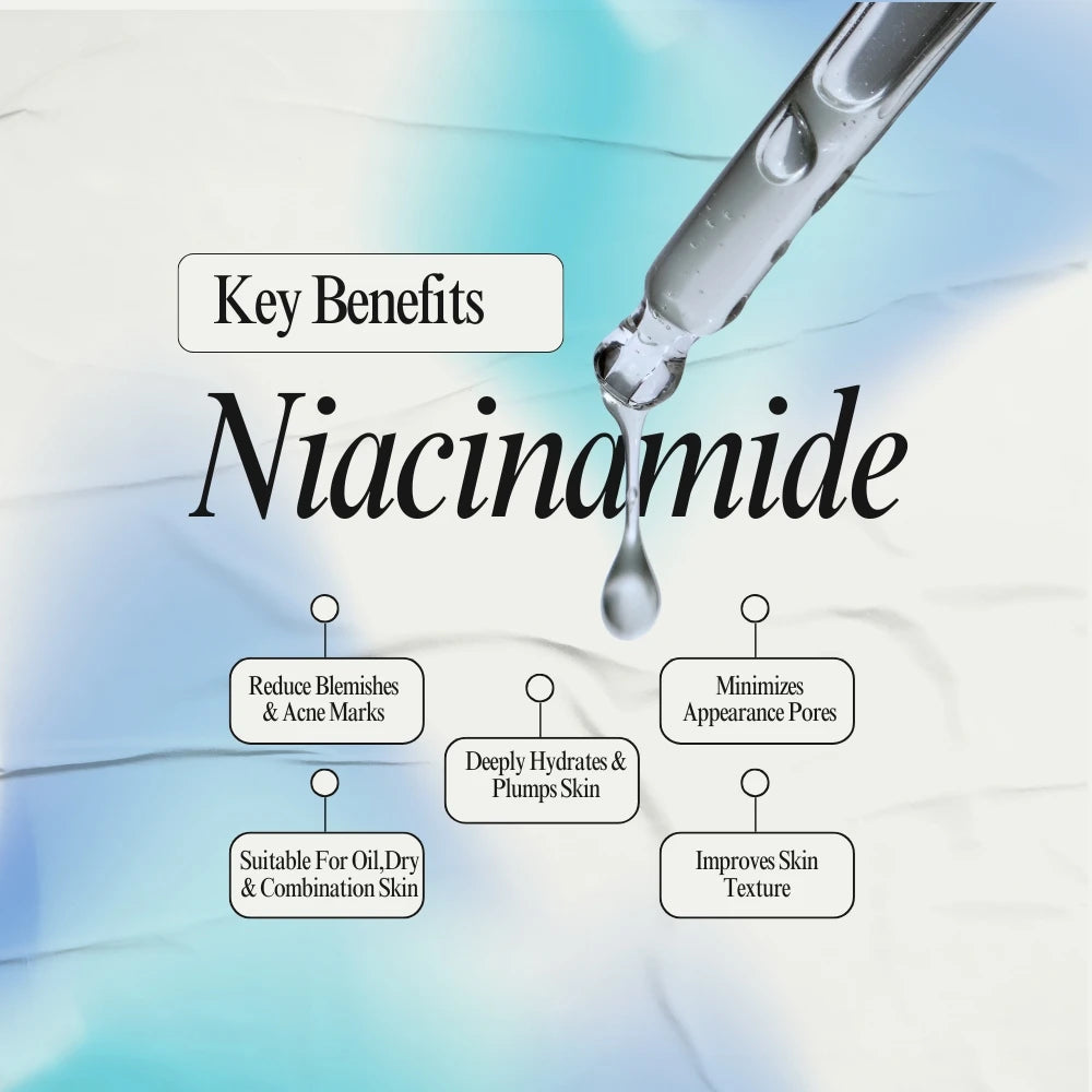 Wellycosta 10% Niacinamide Face Serum – Hydrate, Brighten & Even Skin Tone (30ml)