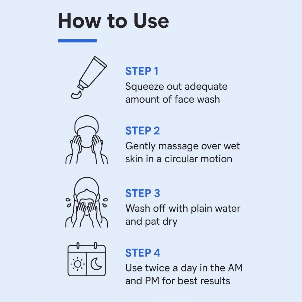 Salicylic Acid Face Wash – Deep Clean for Acne-Prone & Oily Skin (100ml)