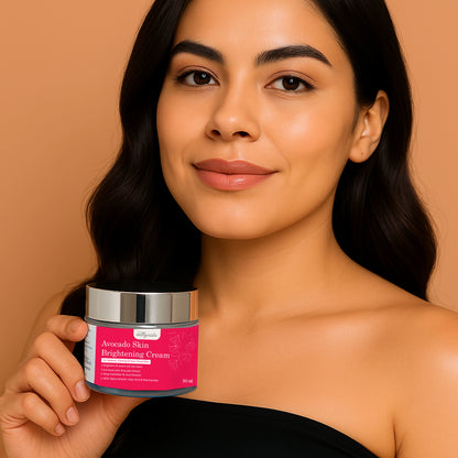 Wellycosta Avocado Skin Brightening Cream – For Radiant, Glowing & Even-Toned Skin (50gm)