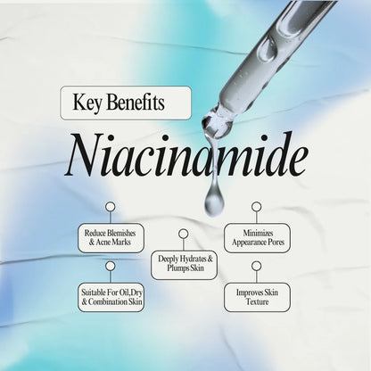 Wellycosta 10% Niacinamide Face Serum – Hydrate, Brighten & Even Skin Tone (30ml)